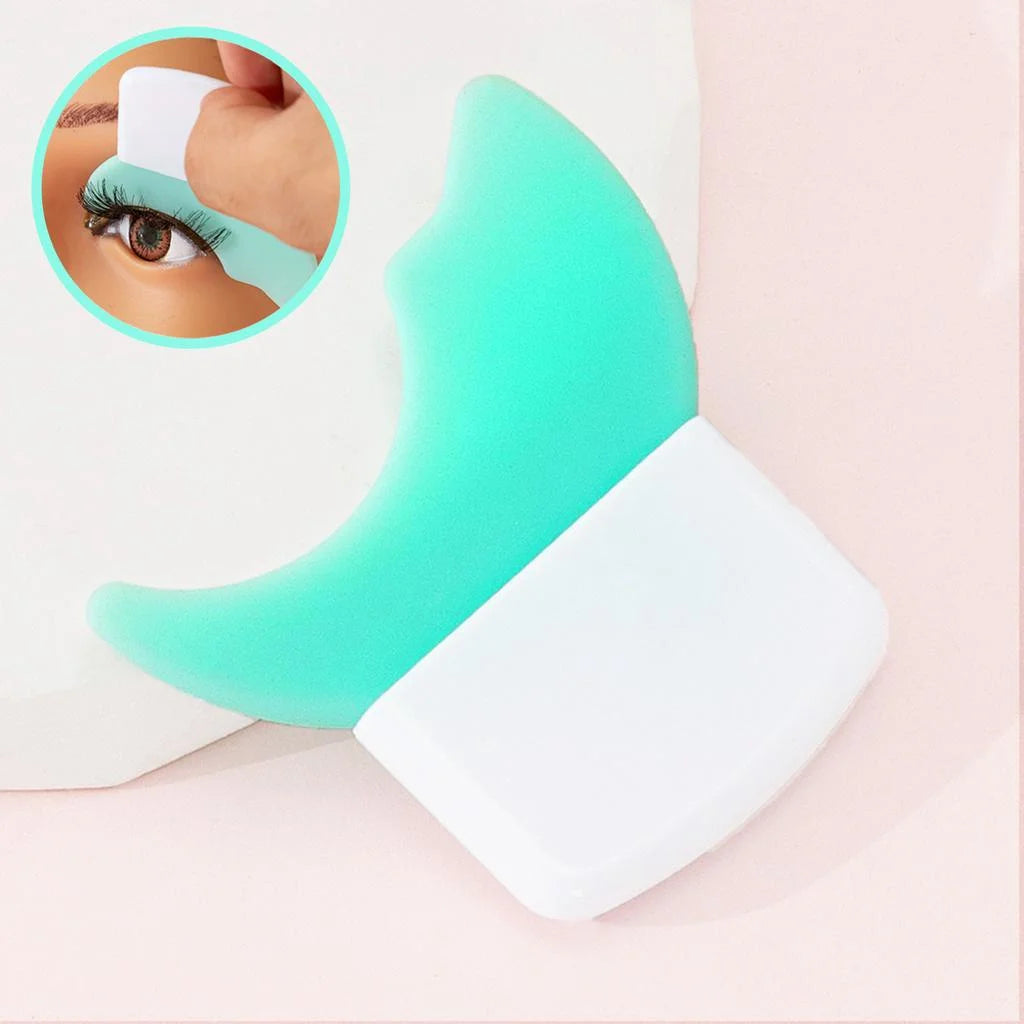 Crescent Silicone Eye Makeup Guide Tool | Eyeliner Shadow Shield Eye Makeup Guide Tool QXL green