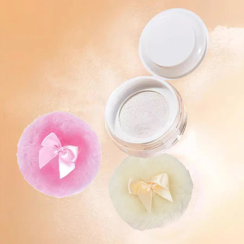Plush Bowknot Powder Puff | Soft Fluffy Makeup Sponge Makeup Powder Puff QXL