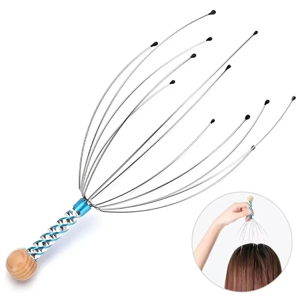 Octopus Stainless Steel Scalp Massager | Wire Head Massager Scalp Massager QXL