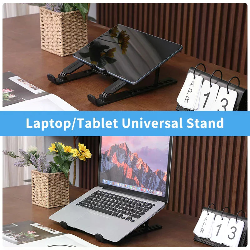Foldable Laptop Cooling Pad with Fan & Elevated Stand Laptop Cooling Stand QXL