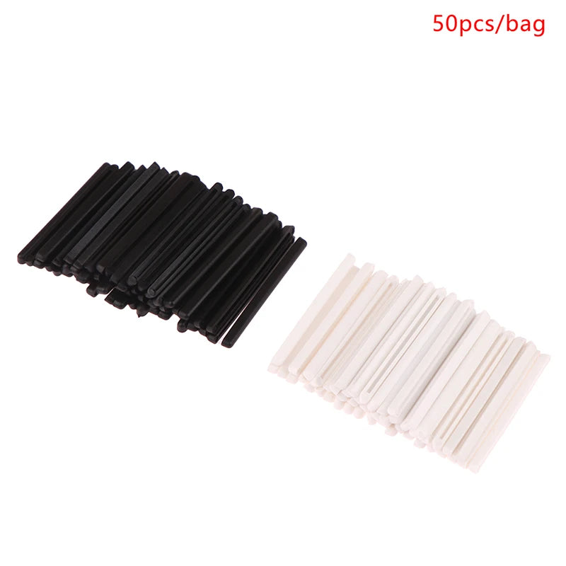 50-Pc Pet Clipper Blade Guide Replacements | Black & White Clipper Blade Guides QXL