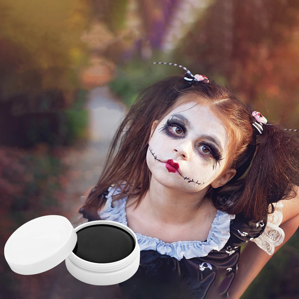 Black White Red Oil-Based Face & Body Paint Palette 30g Face & Body Paint QXL