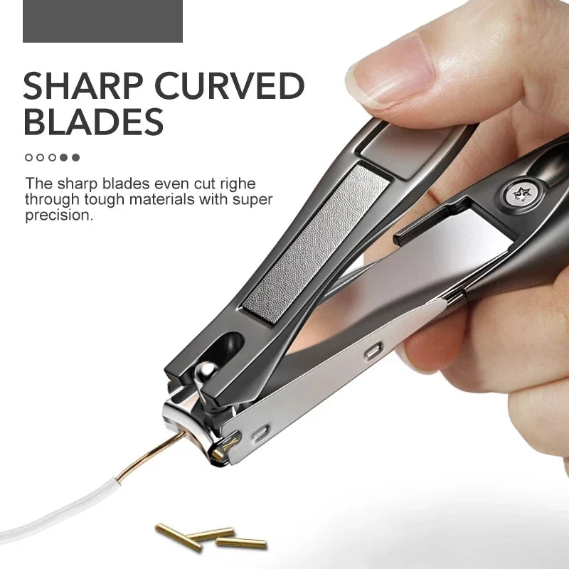 Stainless Steel Nail Clipper – Sharp Curved Blade for Home Use Nail Clipper QXL