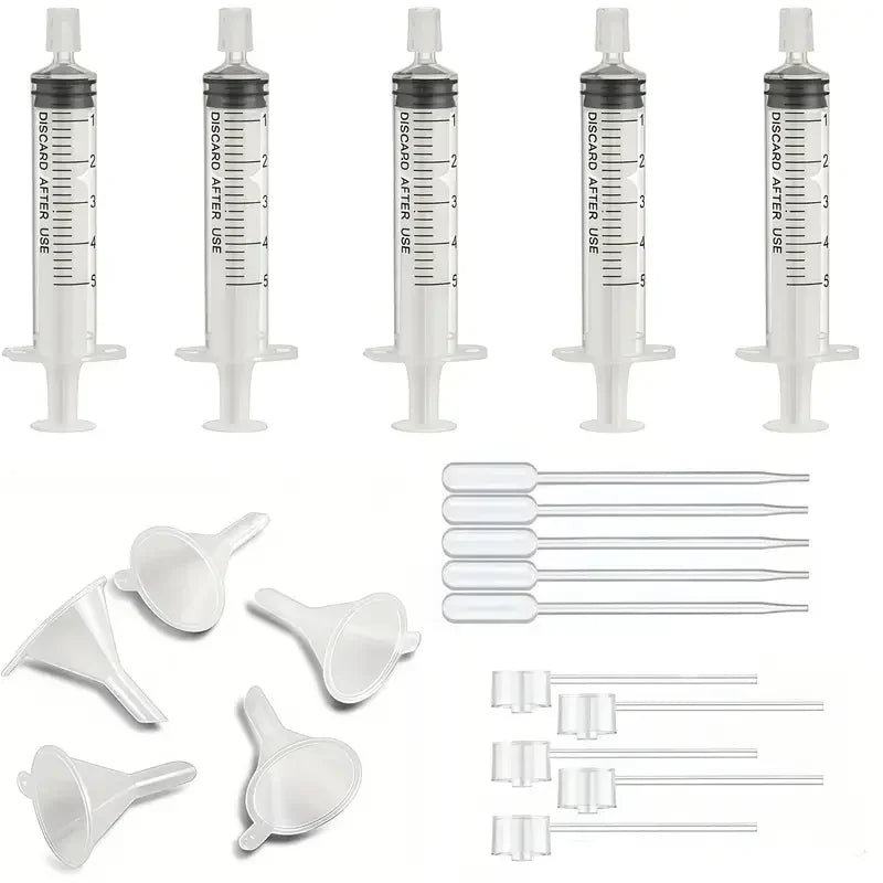 20/40-Pc Perfume & Cosmetic Transfer Kit – Pipette, Dropper & Funnel Cosmetic Transfer Kit QXL