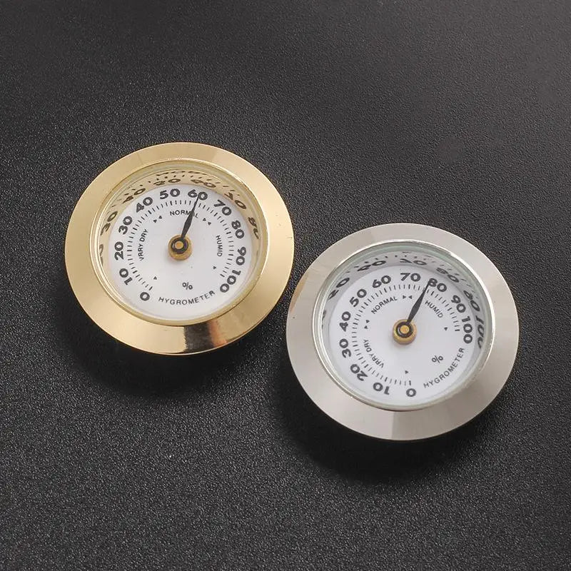 28mm Cigar Humidor Hygrometer – Analog Humidity Gauge Humidor Hygrometer QXL