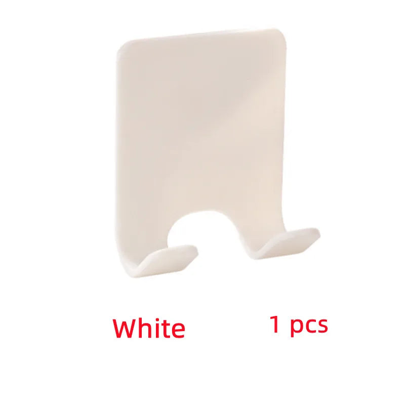 Adhesive Razor & Shaver Holder Hook | Punch-Free Wall Mount Adhesive Wall Hook QXL