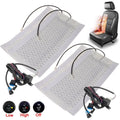 Carbon Fiber Car Seat Heater Kit – 2-Seat 12V Heating Pads Car Seat Heater QXL A