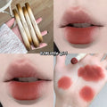 2-Pack Velvet Matte Lip Mud Stick with Sponge Applicator Matte Lip Stick Set QXL GX1256-02-2pcs