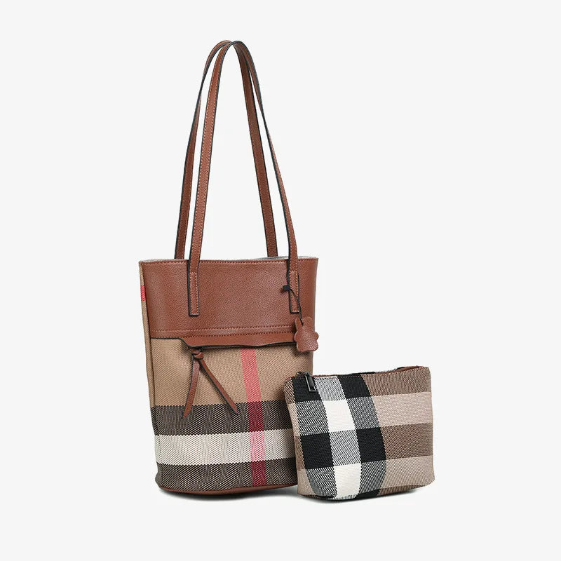 Luxury Leather Diaper Tote Bag | Large Capacity Minimalist Diaper Tote Bag QXL 1
