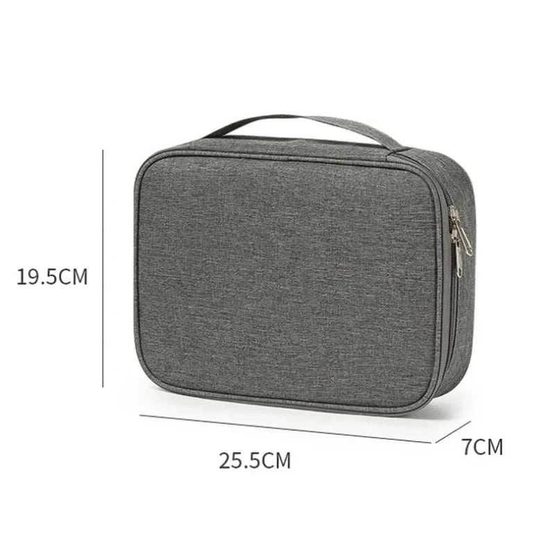 Waterproof Travel Cable Organizer Bag | Digital Electronics Cable Organizer Bag QXL