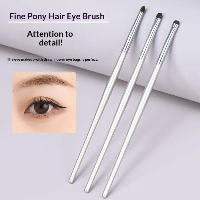 Eye & Nose Contour Makeup Brush Set | Horse Hair 3/4/6 Pcs Makeup Brush Set QXL