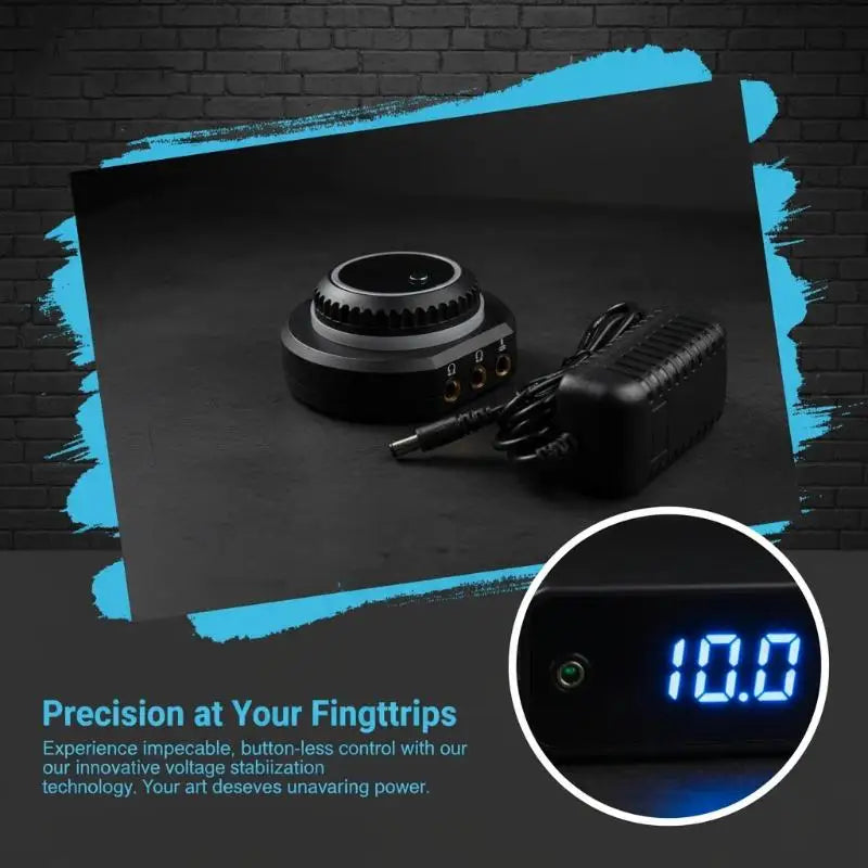 Tattoo Power Supply LED Display Dual Output | Coil & Rotary Tattoo Power Supply QXL