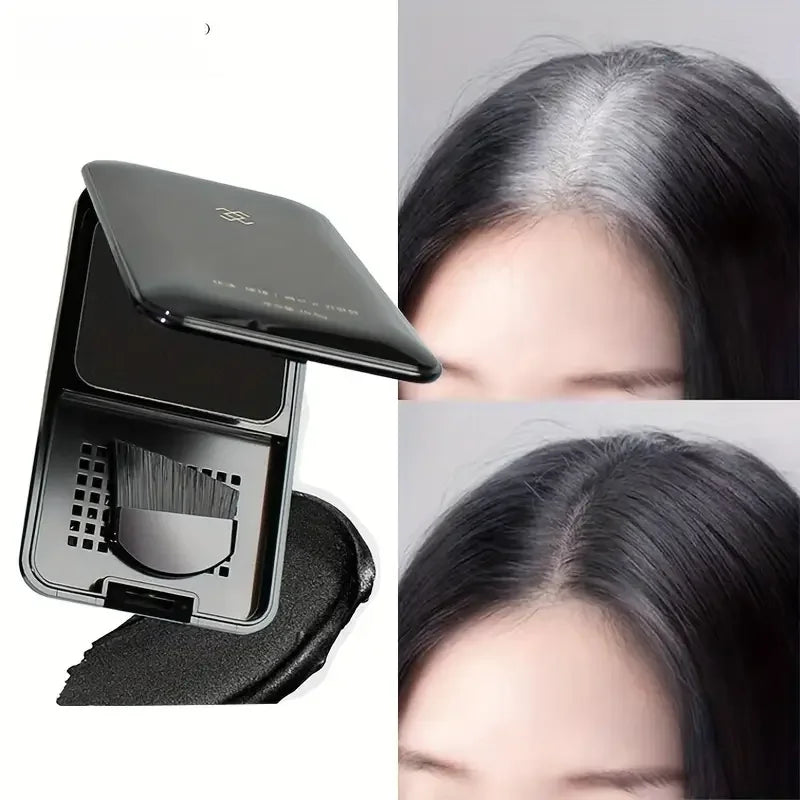 VERONNI Temporary Hair Color Powder with Brush – Gray Cover Temporary Hair Color Powder QXL