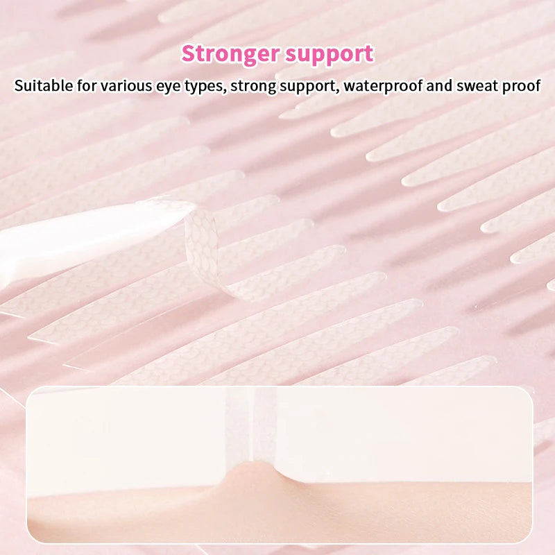 120-Pack Double Eyelid Tape Stickers with Handle & Tools Eyelid Tape Stickers QXL