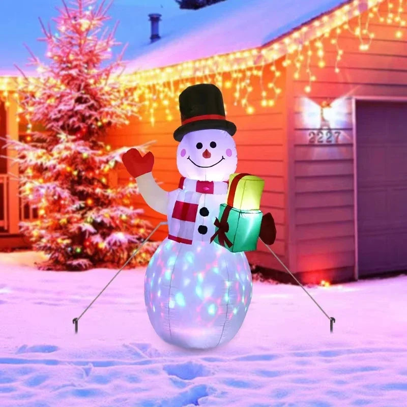 Giant LED Christmas Inflatable Decorations – Snowman & More Inflatable Christmas Decor QXL