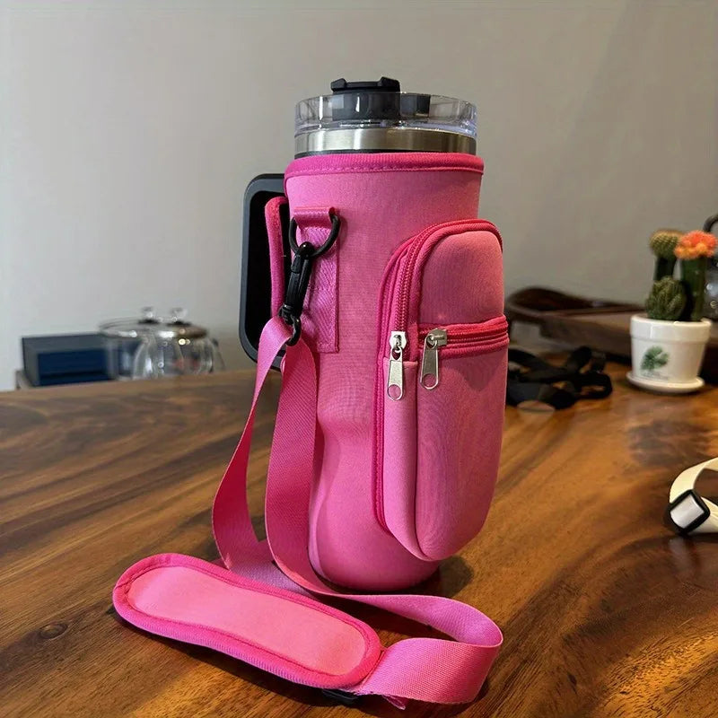 Neoprene Water Bottle Sleeve Set | Insulated Sliding Bag Cover Bottle Sleeve Set QXL