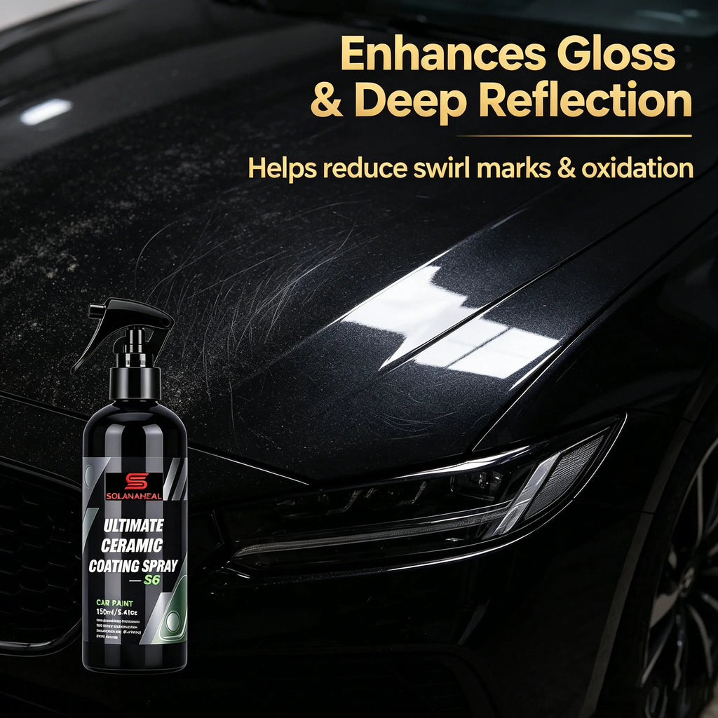 S6 150ml Ceramic Coating Spray | Car Paint Protector & Gloss Ceramic Coating Spray QXL