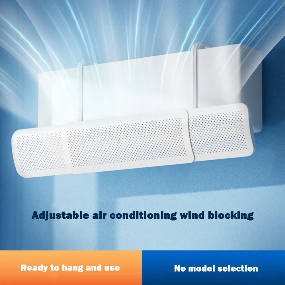 Wall-Mounted AC Wind Deflector | Honeycomb Air Baffle AC Wind Deflector QXL