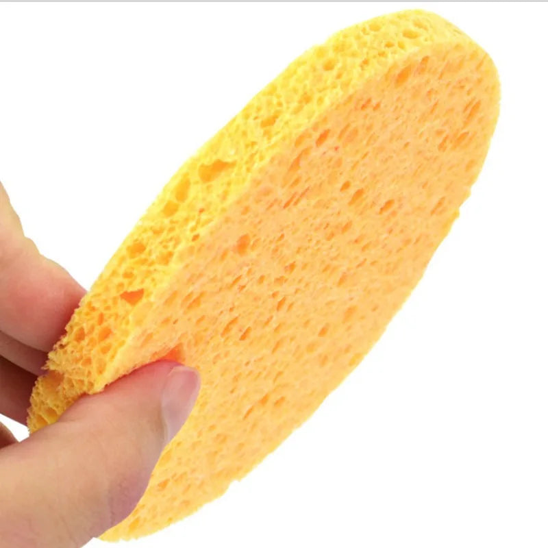 Natural Cellulose Facial Cleansing Sponge Pads | 5–10 Pack Facial Cleansing Sponge QXL