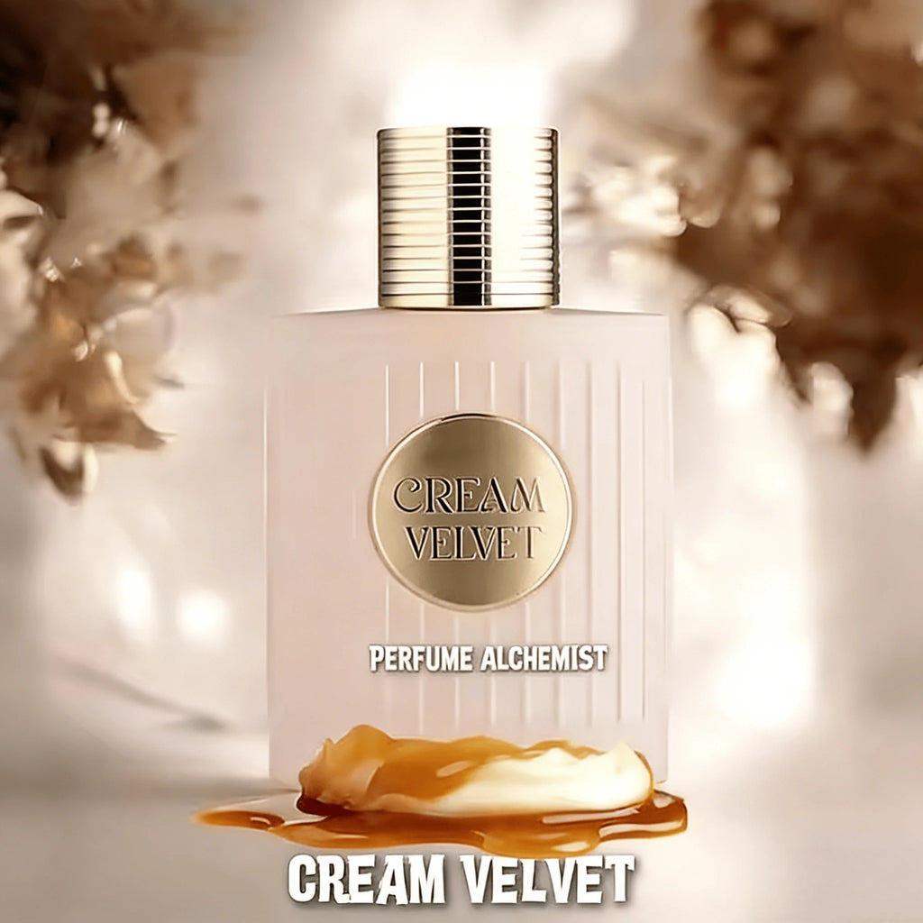 Cream Velvet EDP 3.4 oz | Gourmand Caramel Latte Perfume Spray Eau de Parfum Spray QXL