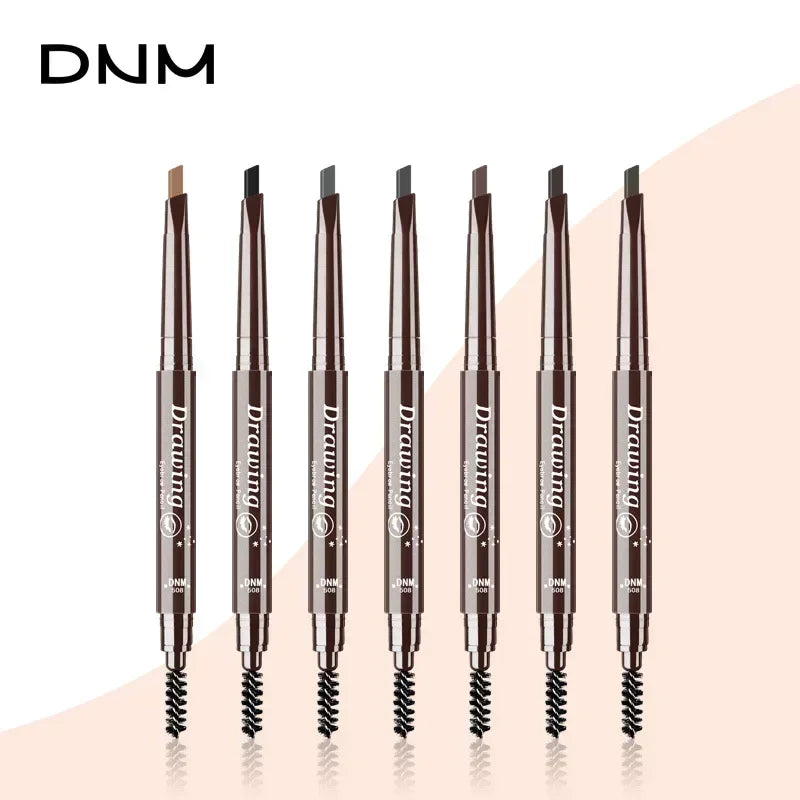 DNM Triangular Eyebrow Pencil & Brush – 7 Shades Eyebrow Pencil QXL