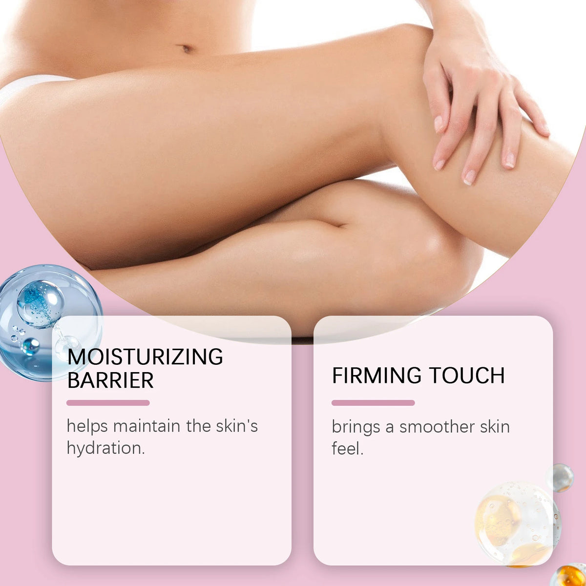 237ml Hydrating Body Cream | Firming, Floral Scent, Non-Greasy Body Moisturizing Cream QXL