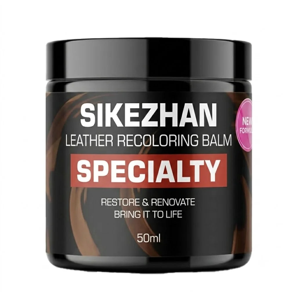 SIKEZHAN Leather Recoloring Balm 50ml | Restore Car Seats & More Leather Restoration Balm QXL black 50 ML