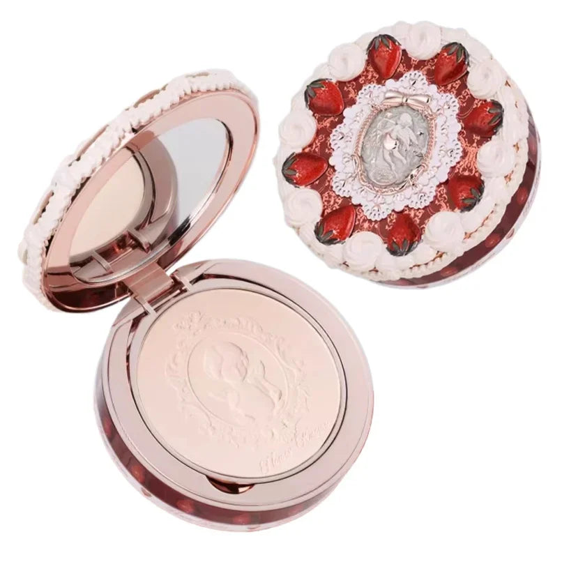 Flower Knows Strawberry Cupid Mineral Pressed Powder Foundation Pressed Powder Foundation QXL