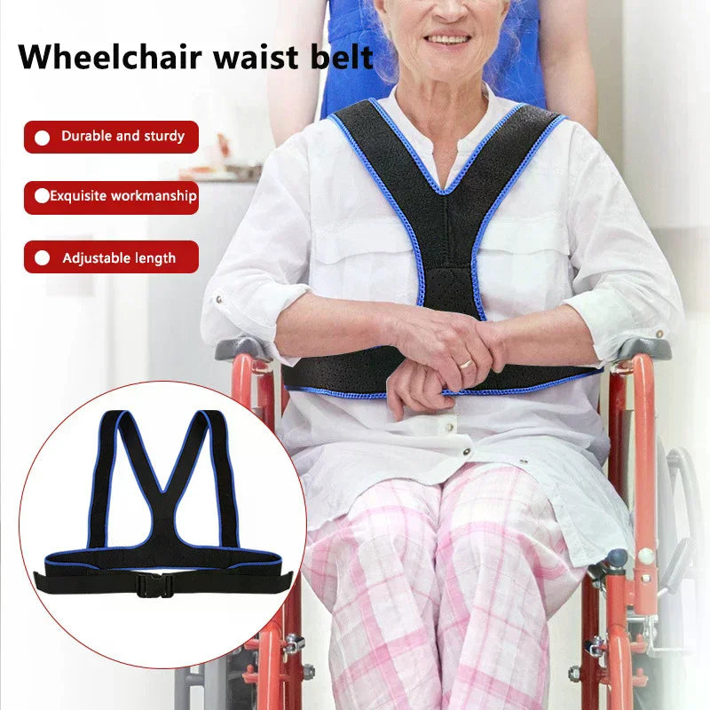 Wheelchair Safety Restraint Belt | Positioning Strap & Buckle Wheelchair Safety Strap QXL