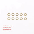 10-Pack Ceramic & Steel Ball Bearing Thrust Washers – Folding Knife Knife Bearing Washers QXL 6.9x4.1x1.0mm