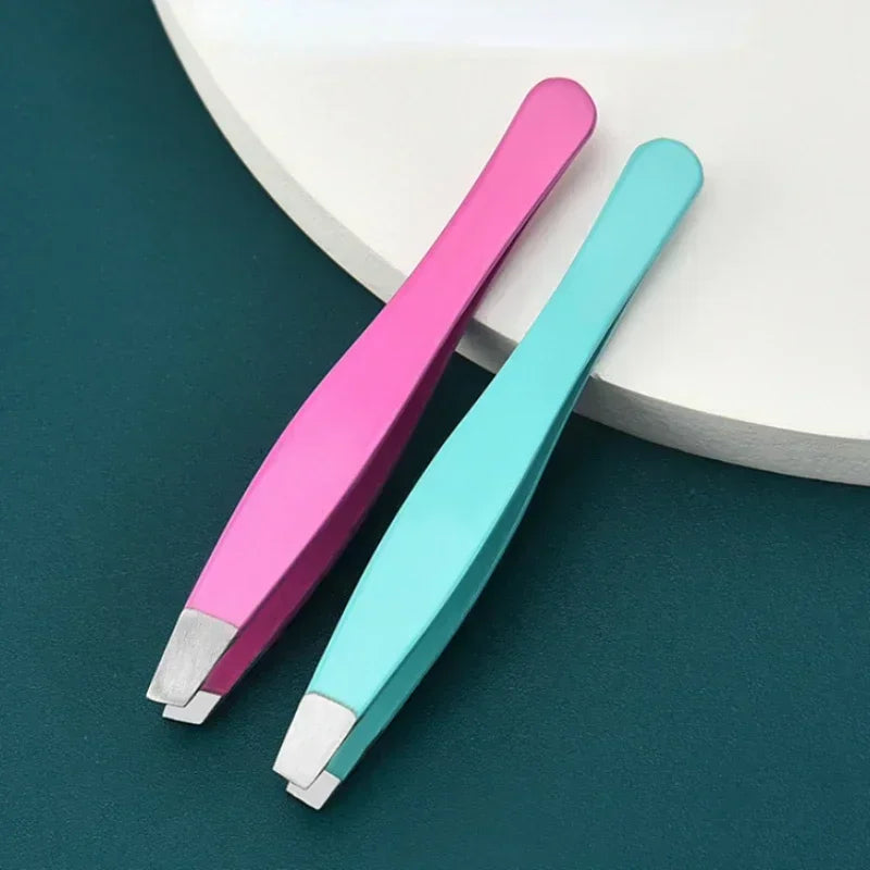 Professional Stainless Steel Eyebrow & Lash Tweezers 1–4 Pcs Precision Tweezers QXL
