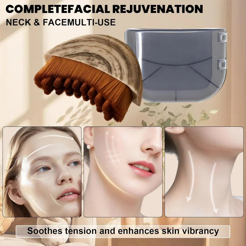 Sculpting Lymphatic Face Brush | Anti-Puffiness Skin Lifter Facial Sculpting Brush QXL
