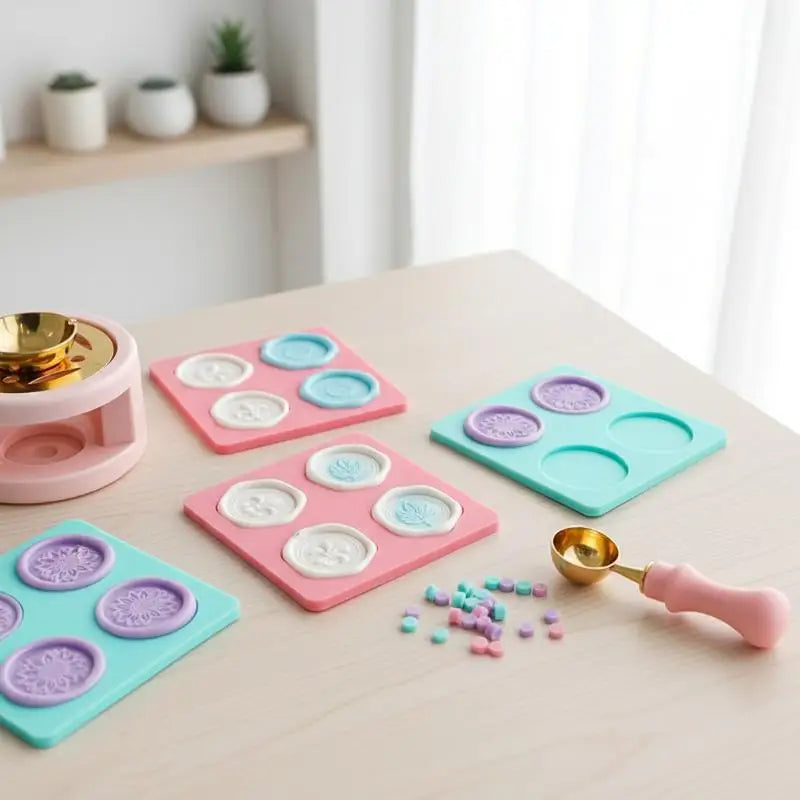 Wax Seal Silicone Mold Pad for 25mm Stamps | Reusable Wax Seal Mold Pad QXL