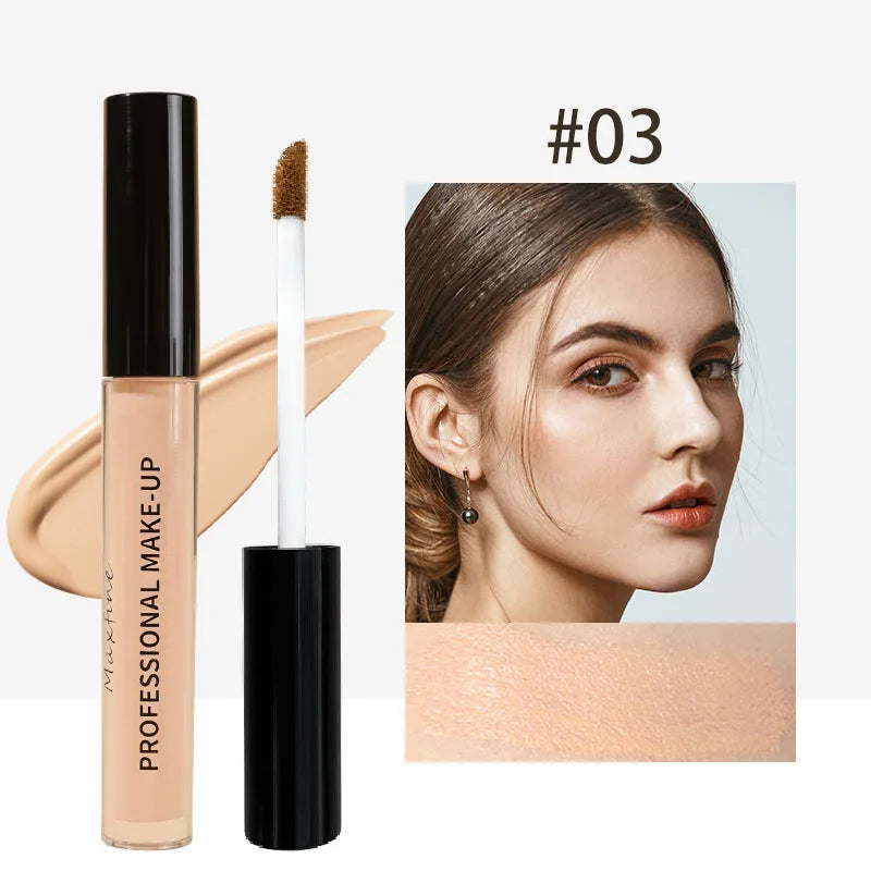 MAXFINE Liquid Concealer Foundation – Long-Wear & Moisturizing Liquid Concealer Foundation QXL WXZXY03