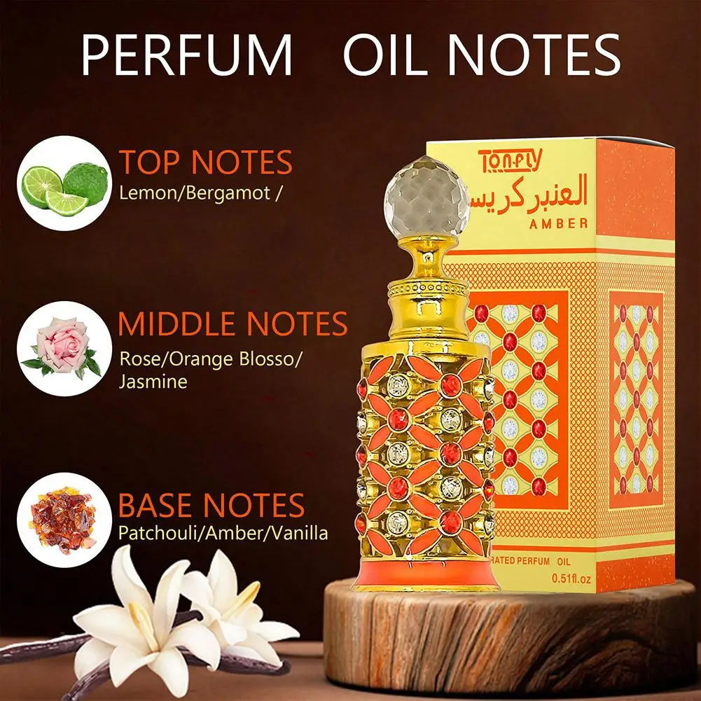 Roxelis 15ml Arabian Luxury Floral Perfume Oil | Unisex EDP Perfume Oil QXL