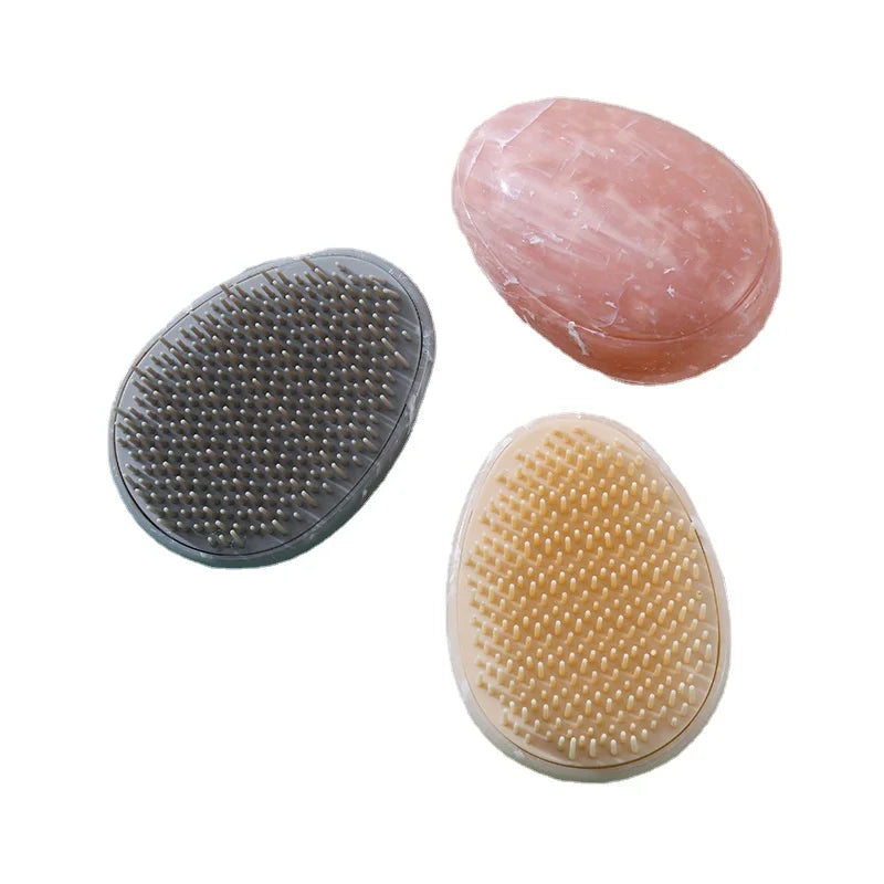 Egg-Shaped Marbling Detangling Hair Brush | Anti-Static Comb Detangling Hair Brush QXL