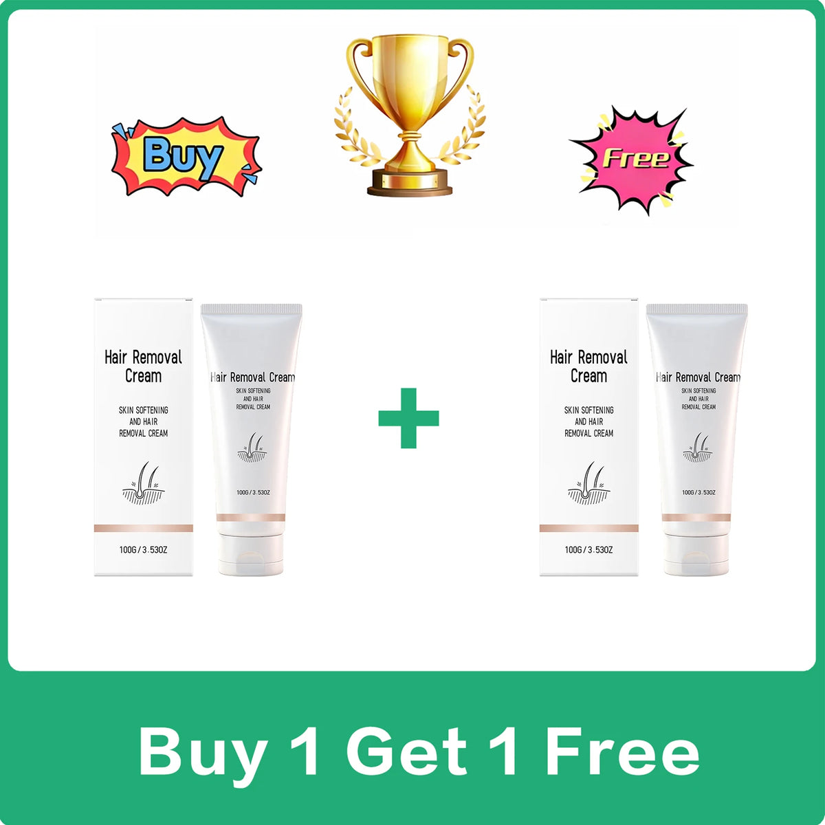 Avocado Hair Removal Cream for Sensitive Skin | 100g Hair Removal Cream QXL 200g