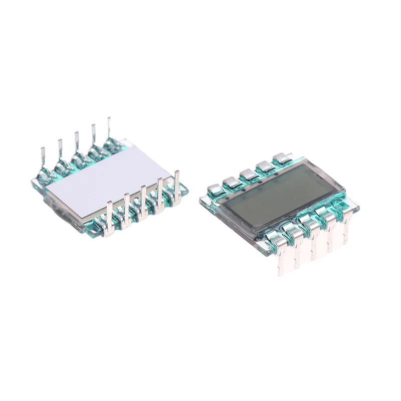 5-Pack 10-Pin TN 3-Digit Segment LCD Panel 3.0V Display LCD Segment Display QXL Green
