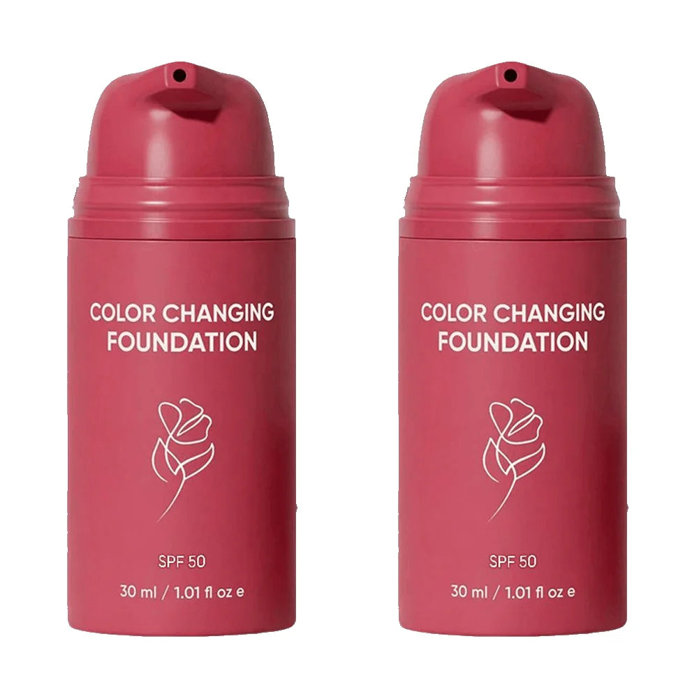 Korean Color-Changing Foundation SPF50 | 30ml Oil Control Cream Color-Changing Foundation QXL B