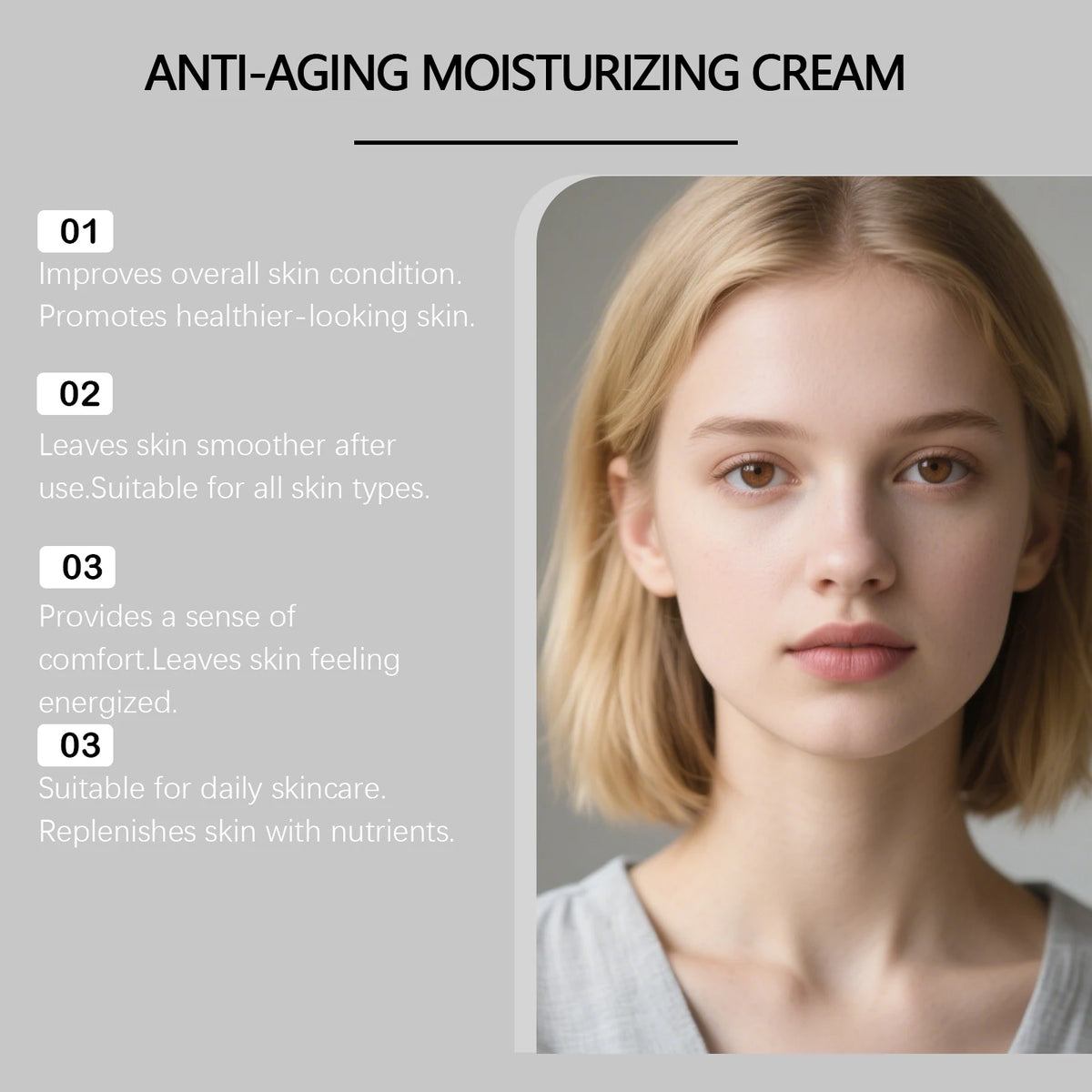 Hoygi Retinol Firming Face Cream | Collagen & Hyaluronic Acid Facial Moisturiser Cream QXL