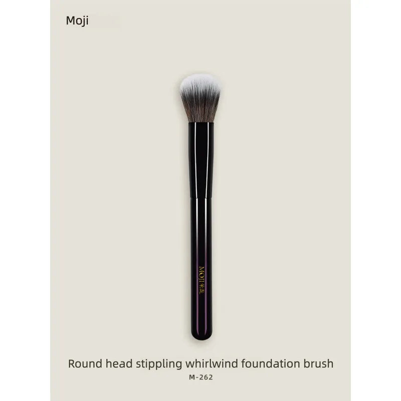 M262 Round Head Stipple Foundation Brush | Wool Fiber Foundation Brush QXL