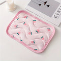 Ice Silk Cooling Pet Nest Pad – Hamster, Rabbit & Hedgehog Mat Small Pet Nest Pad QXL Pink-21x16CM