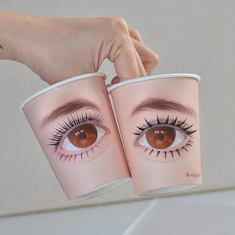 Eyelash Extension Practice Paper Cups | 10/20/50-Pack Lash Training Cups QXL