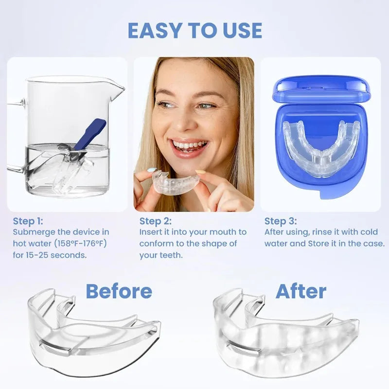Anti-Snoring Mouth Guard & Night Guard for Teeth Grinding Anti-Snoring Night Guard QXL