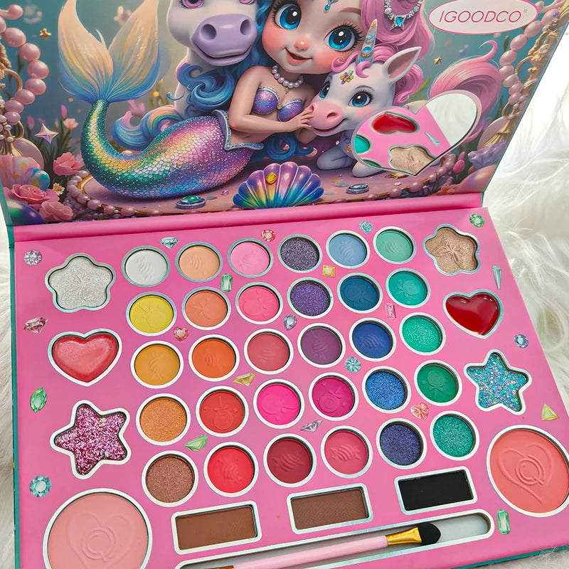41-Color Eyeshadow Palette | Matte & Shimmer Pro Makeup Set Eyeshadow Palette QXL 41 Color-