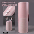 Glitter Pink Makeup Brush Holder | Cylinder Organizer 23cm Makeup Brush Holder QXL Pink