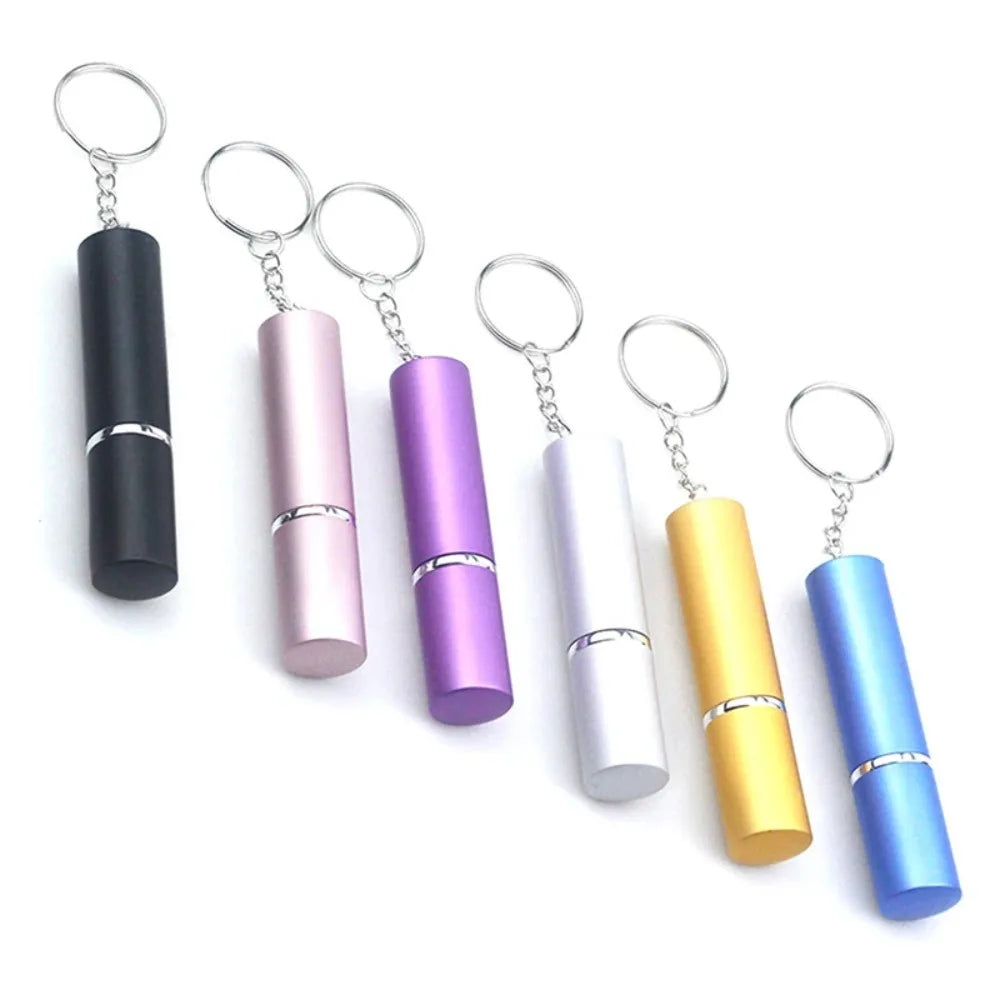 5ml Mini Metal Refillable Perfume Spray Bottle with Keychain Perfume Spray Bottle QXL