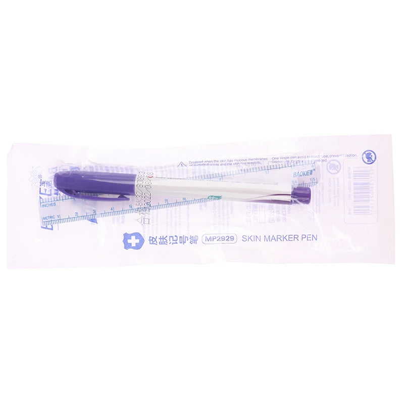 Tattoo Skin Marker Pen & Ruler | Microblading & PMU Tool Tattoo Skin Marker QXL