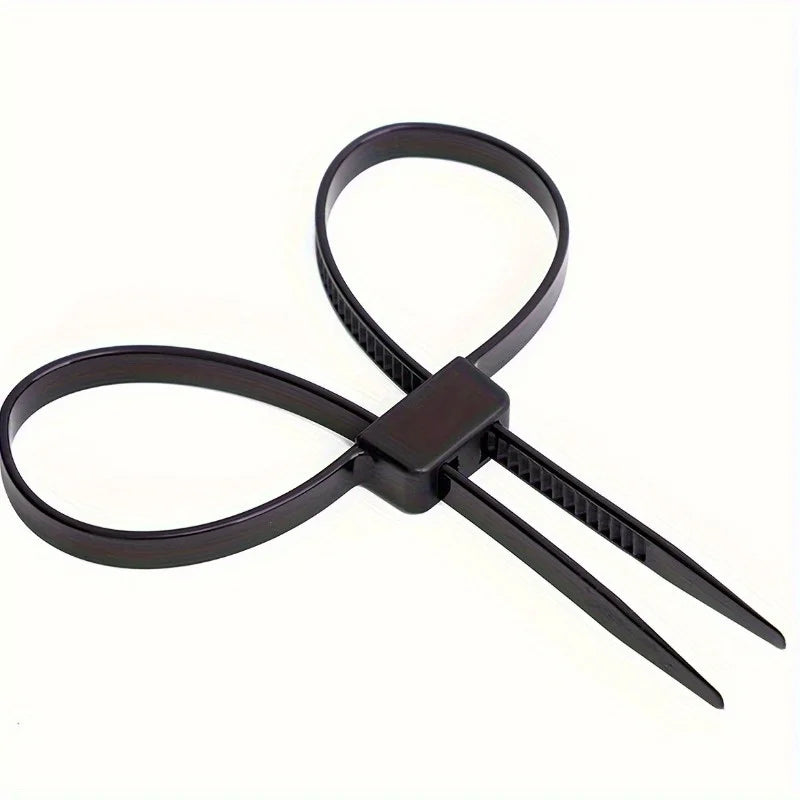 4-Pack Nylon Zip Ties | Double Hole Non-Slip Cable Ties Nylon Cable Ties QXL