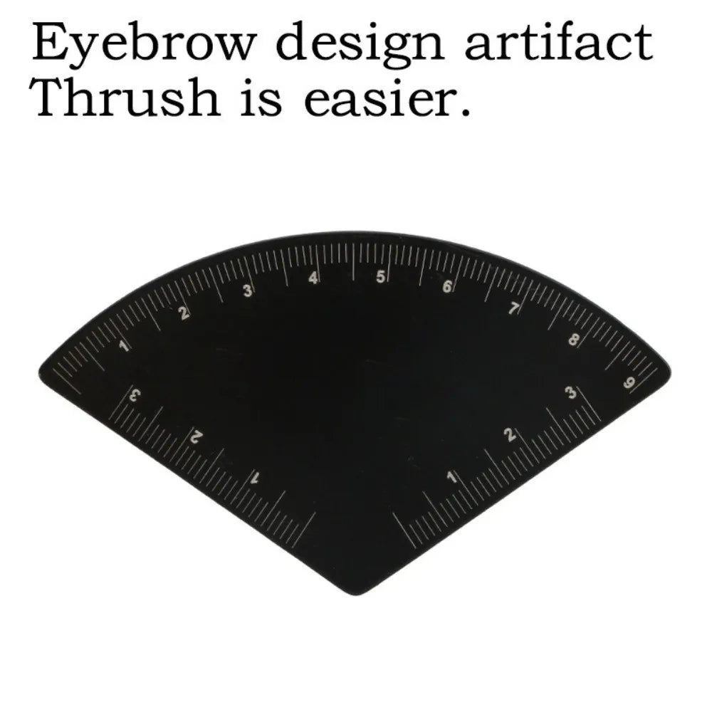 Reusable Eyebrow Stencil Ruler | Brow Mapping Guide Tool Eyebrow Stencil Ruler QXL